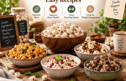 Makhana in Your Daily Diet: Healthy Snack Ideas and Easy Recipes