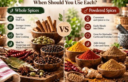 Whole Spices vs Powdered Spices: When Should You Use Each?